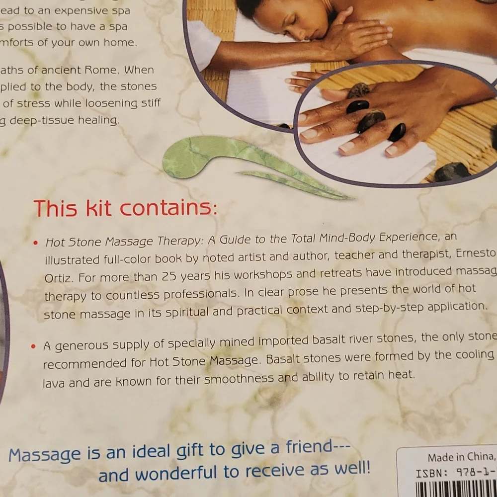 Mud Puddle NEW Hot Stone Massage Kit with Instructional Booklet